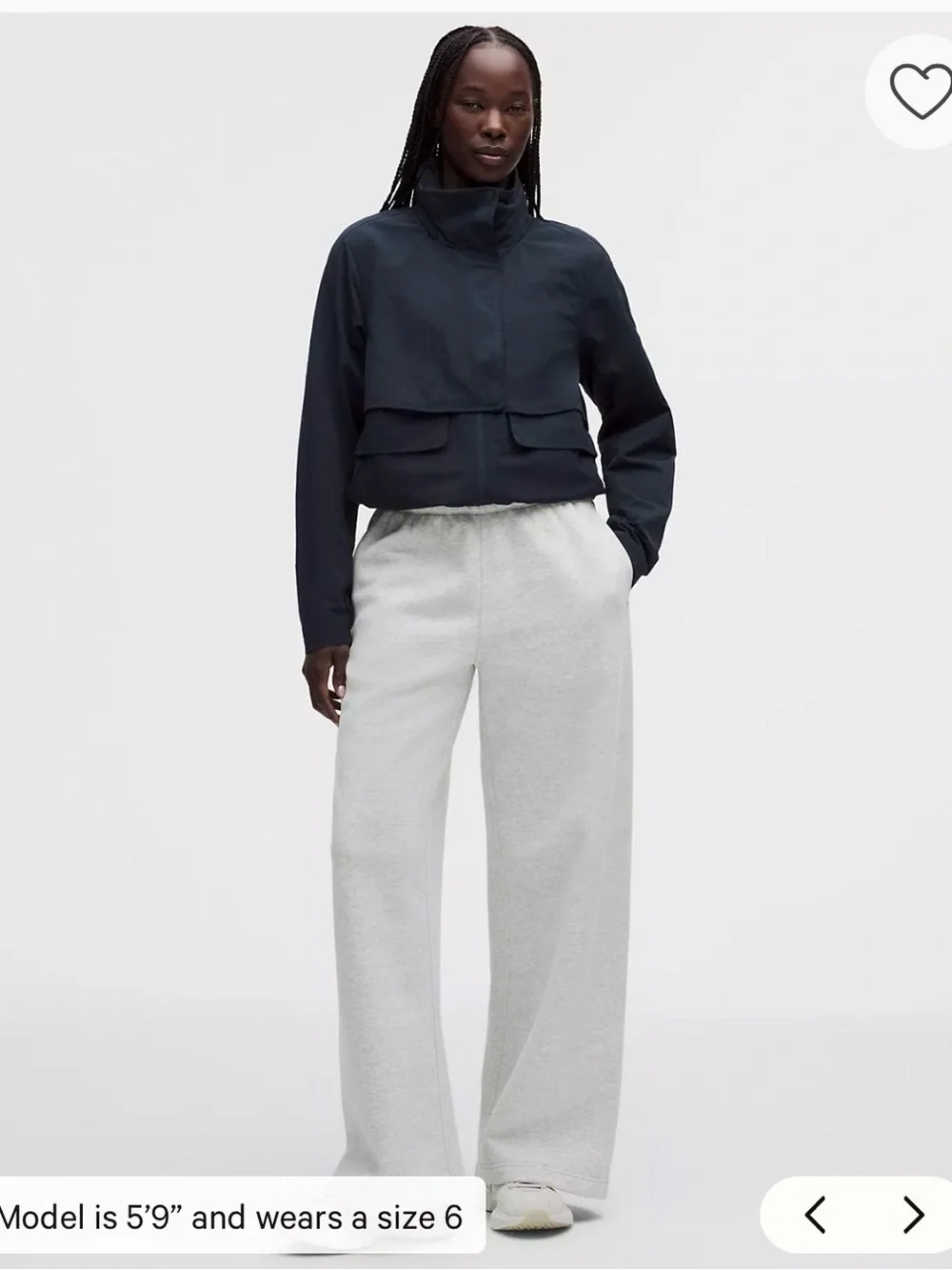 lululemon always effortless jacket in true navy
